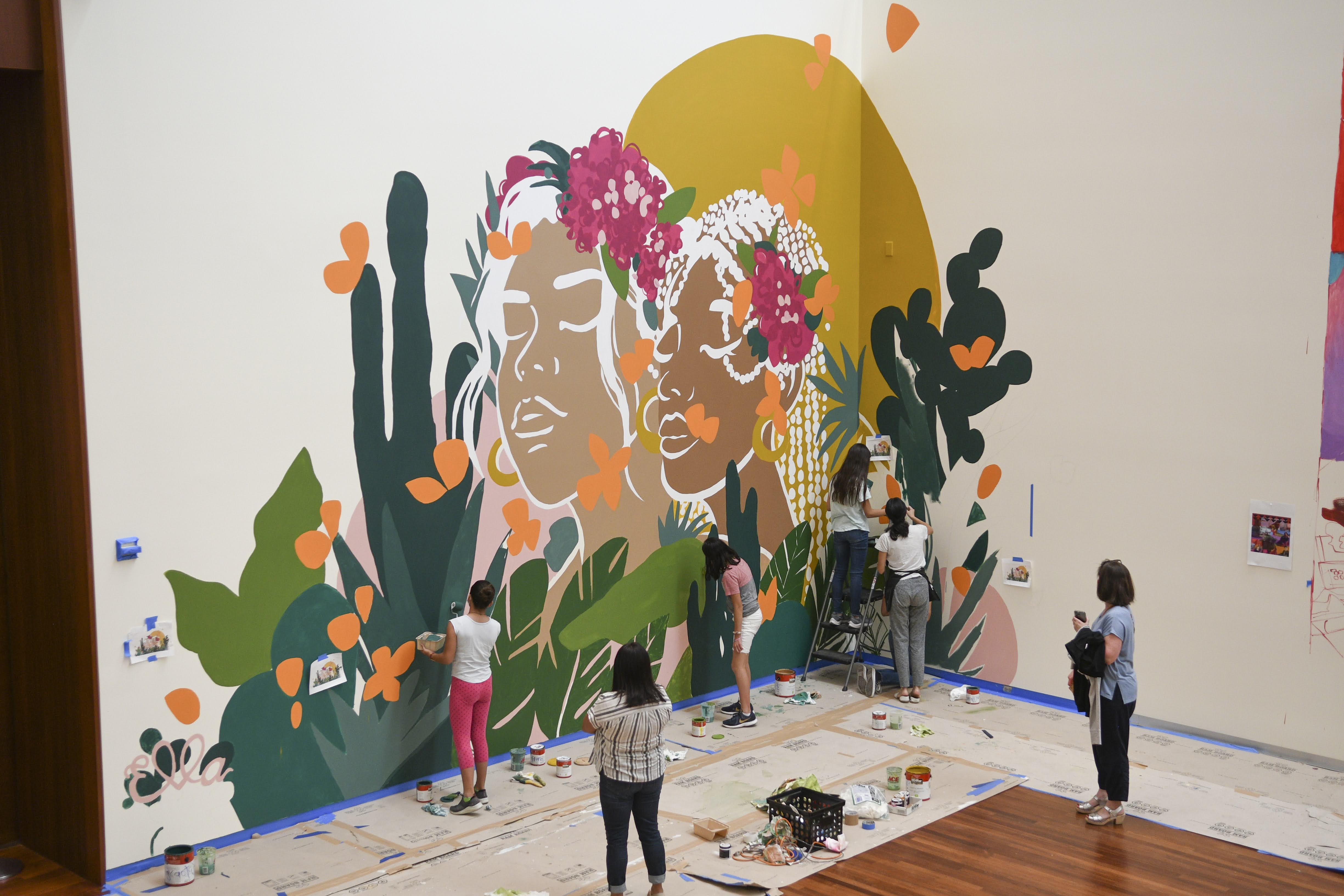 Ella Rises mural project